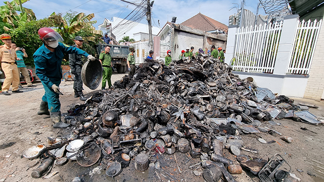 Vụ cháy nhà nghiêm trọng tại Ninh Thuận: Đã tìm thấy thi thể ba mẹ con