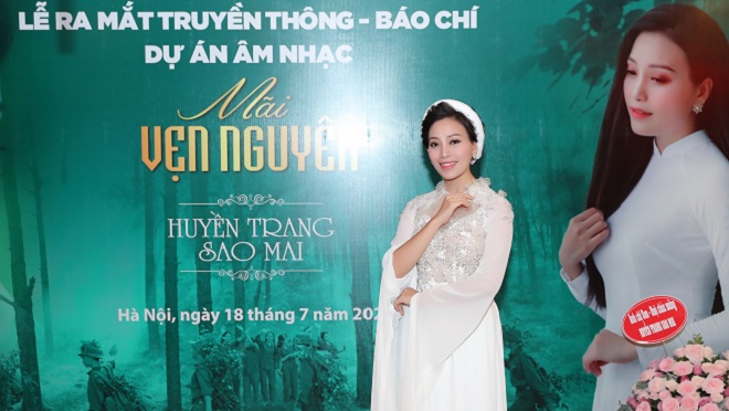 Huyền Trang Sao Mai ra mắt dự án âm nhạc ‘Mãi vẹn nguyên’ nhân ngày Thương binh - Liệt sĩ