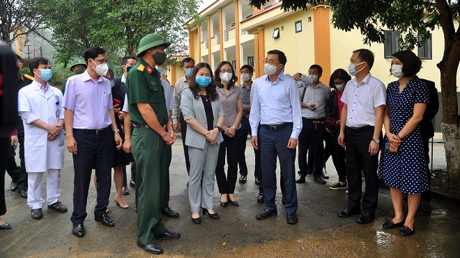 Bộ Y tế kiểm tra công tác phòng, chống dịch Covid-19 tại Yên Bái
