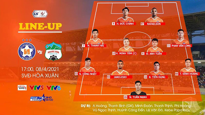 VTV6. Trực tiếp bóng đá Việt Nam: Đà Nẵng vs HAGL. Trực tiếp V-League 2021