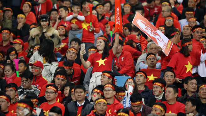 Giá vé trận Việt Nam gặp đội tuyển Trung Quốc cao nhất 1,2 triệu đồng 