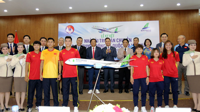 Tuyển nữ Việt Nam sẽ đi chuyên cơ Bamboo Airways về nước