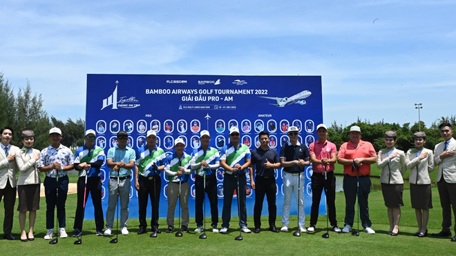 Khởi tranh giải golf Bamboo Airways với giải thưởng hàng chục tỷ đồng