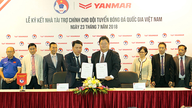Yanmar tiếp tục là nhà tài trợ chính của ĐTQG Việt Nam