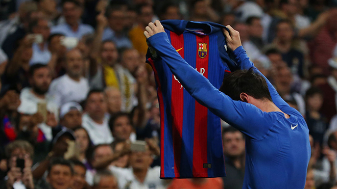 Messi ngạo nghễ ăn mừng tại Kinh điển lọt vào Top những khoảnh khắc tuyệt vời nhất 2017