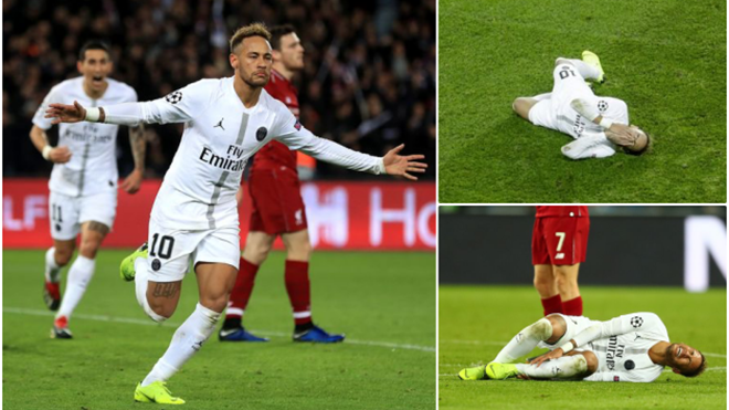 Neymar đi vào lịch sử Champions League trong ngày bị chỉ trích dữ dội vì... ăn vạ