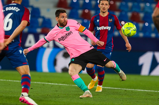 Levante 3-3 Barcelona: Messi tỏa sáng rồi sai lầm, Barca ...