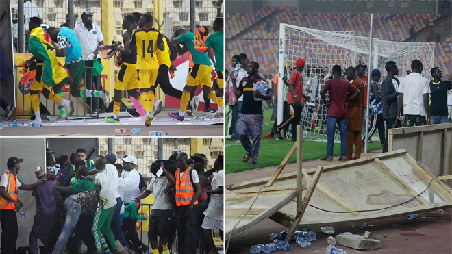 CĐV đập phá sân vì Nigeria mất vé dự World Cup
