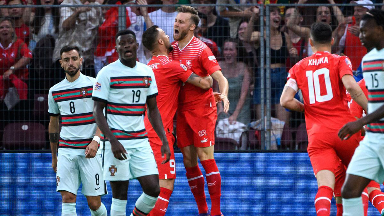 Nations League đêm qua: Bồ Đào Nha thua sốc Thụy Sĩ, Tây Ban Nha lên đầu bảng