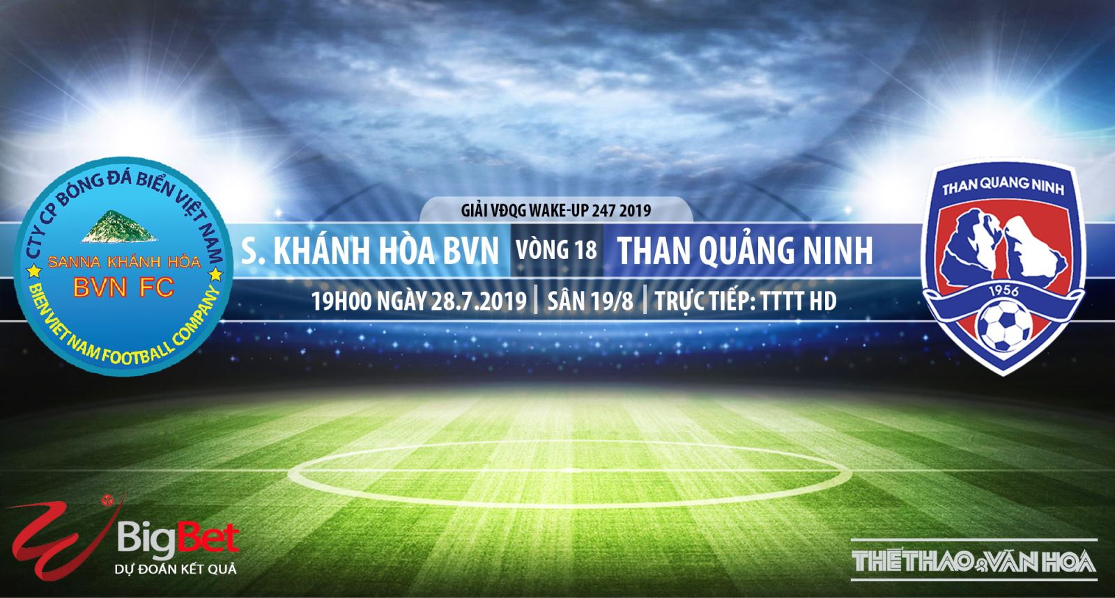 Vòng 18 V-League, Becamex Bình Dương vs Hải Phòng, TP Hồ Chí Minh vs Hà Nội, Nam Định vs SLNA, SHB Đà Nẵng vs Sài Gòn, Thanh Hóa vs HAGL, Viettel vs Quảng Nam, Khánh Hòa BVN vs Than Quảng Ninh