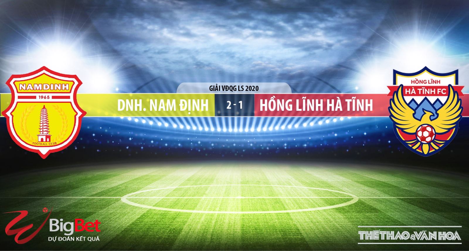 Soi kèo nhà cái Nam Định đấu với Hà Tĩnh. VTV6 trực tiếp bóng đá V League 2020. Trực tiếp bóng đá Việt Nam hôm nay: Nam Định vs Hồng Lĩnh Hà Tĩnh. Xem bóng đá trực tuyến VTV6, VTV5, Bóng đá TV, Thể thao tin tức HD (TTTT HD).