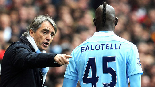 Roberto Mancini tuyên bố Balotelli ngang tầm Ronaldo ...