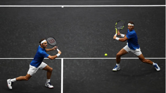TENNIS ngày 24/9: Federer suýt khiến Nadal bị thương tại Laver Cup. Kyrgios văng tục, bị CĐV la ó