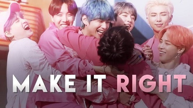 BTS cực chiều fan khi tung phiên bản dọc siêu cận cảnh của MV ‘Make It Right’