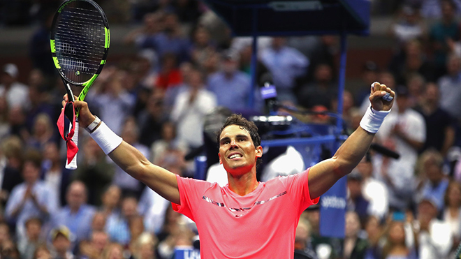 Vùi dập sao trẻ, Nadal đầy hưng phấn đợi Federer ở bán kết US Open