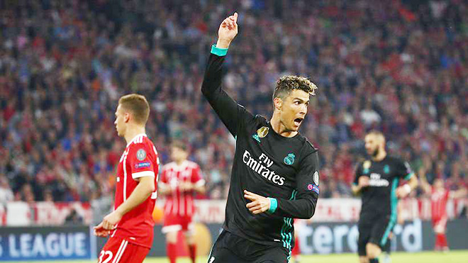Bayern 1-2 Real Madrid: Ronaldo chơi tệ nhất, có nguy cơ mất bóng vàng vào tay Salah