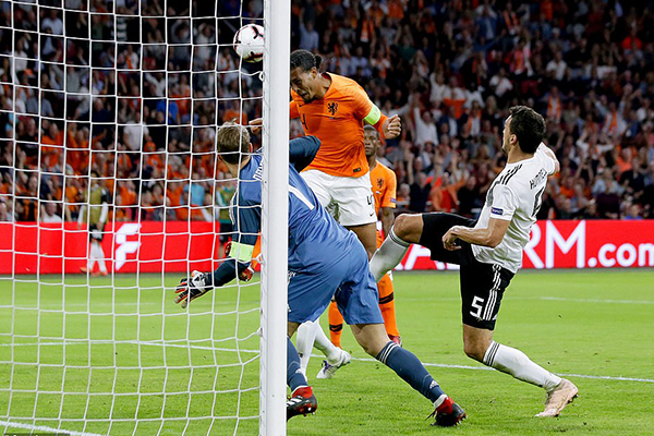 Video clip Hà Lan 3-0 Đức, Hà Lan vs Đức, UEFA Nations League, Đức rớt hạng, World Cup, Joachim Loew từ chức, Joachim Loew bị sa thải, tuyển Đức khủng hoảng