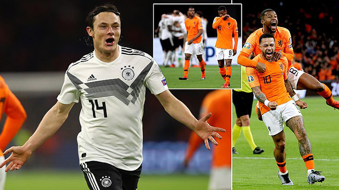 VIDEO Hà Lan 2-3 Đức: Đức chiến thắng sau màn rượt đuổi ngoạn mục ở Amsterdam