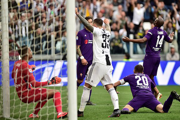 Kết quả bóng đá hôm nay, kết quả bóng đá, kết quả Juve vs Fiorentina, video Juve vs Fio, Juventus vô địch, Juve vô địch, Juventus ăn mừng, Ronaldo ăn mừng, bxh bóng đá Ý