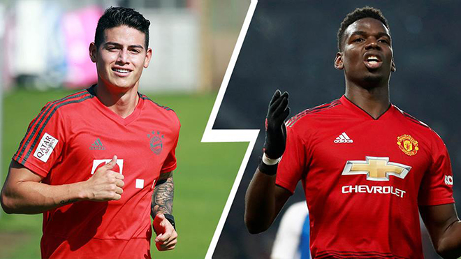 Real, chuyển nhượng Real, MU, chuyển nhượng MU, lich thi dau bong da hom nay đổi James Rodriguez lấy Pogba, Pogba, James Rodriguez, Liverpool mua Bale, Bale, Liverpool