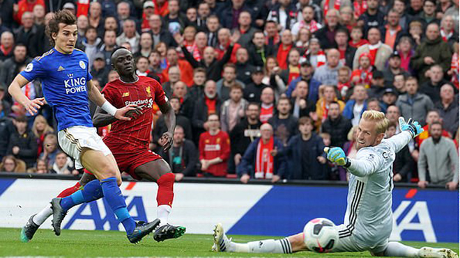 Bong da, ket qua bong da, kết quả bóng đá, tỷ số, Liverpool vs Leicester, Liverpool 2-1 Leicester, BXH Ngoại hạng Anh, Liverpool, Sadio Mane, Mane, Milner, phạt đền