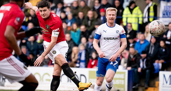 Ket qua bong da, kết quả bóng đá, Tranmere vs MU, video Tranmere 0-6 MU, kết quả vòng 4 cúp FA, kết quả bóng đá hôm nay, video clip highlights Tranmere 0-6 MU, bong da, Maguire