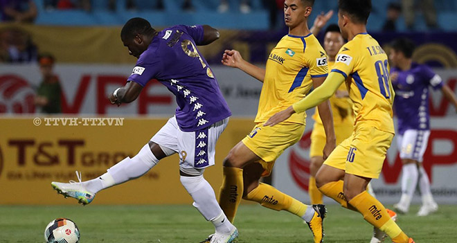 Ket qua bong da, Hà Nội vs SLNA, Kết quả V League 2020, Bảng xếp hạng V League, video Hà Nội 0-1 SLNA, Văn Hoàng, Hùng Dũng, Quang Hải, kết quả bóng đá, kqbd, bong da