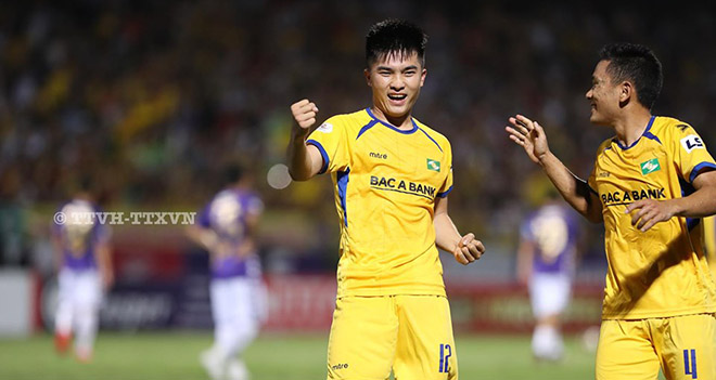 Ket qua bong da, Hà Nội vs SLNA, Kết quả V League 2020, Bảng xếp hạng V League, video Hà Nội 0-1 SLNA, Văn Hoàng, Hùng Dũng, Quang Hải, kết quả bóng đá, kqbd, bong da