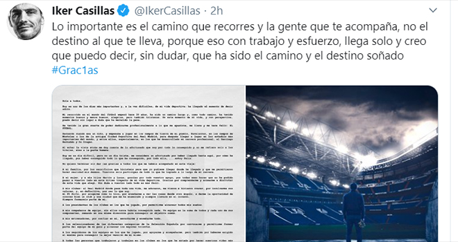 Casillas, Casillas giải nghệ, Casillas tuyên bố giải nghệ, Casillas bị trụy tim. Casillas treo găng, Sự nghiệp Casillas, C1, Real Madrid, Porto, Tây Ban Nha, World Cup, Thánh Iker