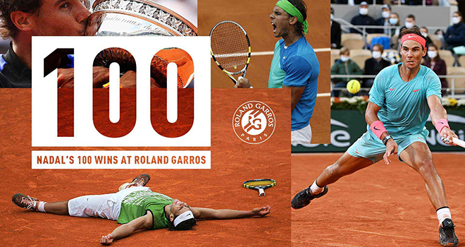 Nadal vô địch Roland Garros 2020, Nadal lập kỷ lục, Kết quả Djokovic Nadal, Ket qua Roland Garros, Pháp mở rộng, 100 trận thắng, 20 Grand Slam, Nadal, Djokovic, Federer