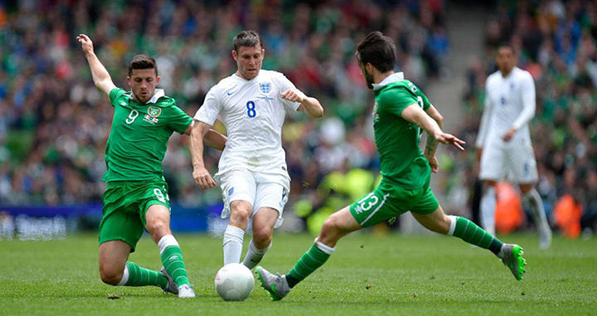Phong độ thi đấu của Ireland khó có thể so sánh cùng với Anh