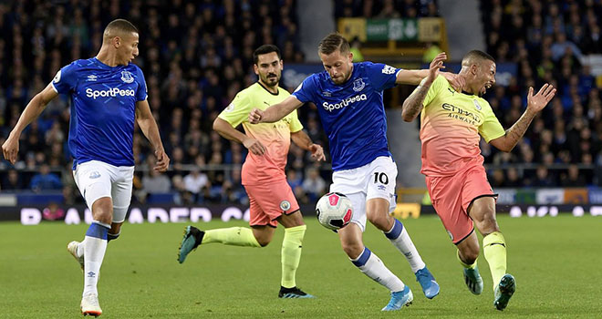 Video Everton vs Man City. Video clip bàn thắng trận Everton vs Man City