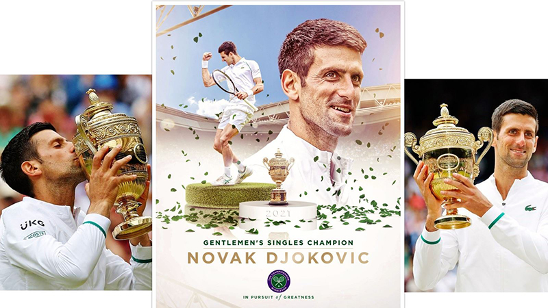 Vô địch Wimbledon 2021, Djokovic vĩ đại nhất mọi thời đại?