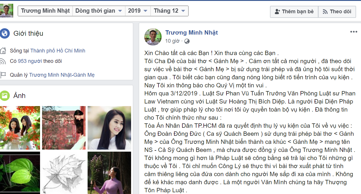Gánh mẹ, Trương Minh Nhật, Quách Beem, Lật mặt 4: Nhà có khách, khởi kiện, bản quyền
