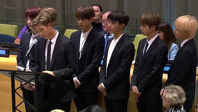 VIDEO: Bài phát biểu của BTS tại Liên Hợp Quốc