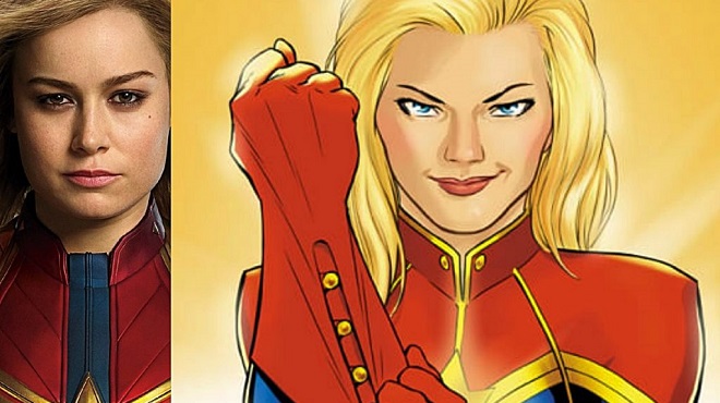 Ngắm hình ảnh đầu tiên của Brie Larson trong vai nữ siêu anh hùng Captain Marvel 