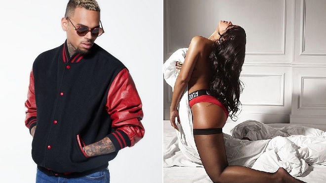 Rihanna gợi cảm quảng cáo nội y, 'tình cũ' Chris Brown nóng mắt