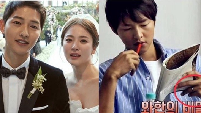 Song Joong Ki đeo nhẫn cưới, fan vẫn không tin nhà Song - Song đang hạnh phúc