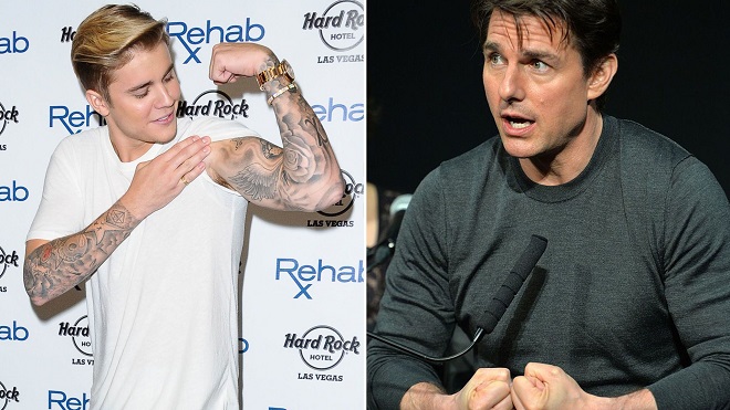 Justin Bieber bất ngờ lên tiếng thách đấu Tom Cruise trên võ đài