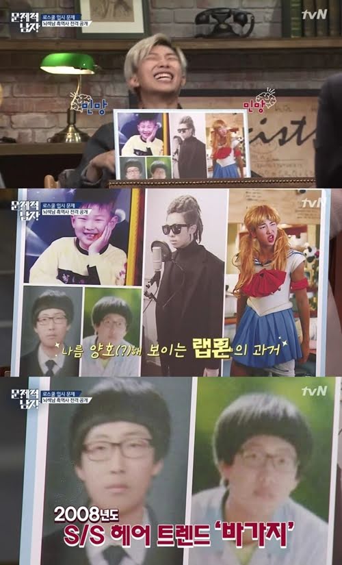 BTS, RM, RM BTS, BTS RM, thủ lĩnh BTS, trưởng nhóm BTS, kiểu tóc RM BTS, ảnh cũ RM BTS, RM BTS đầu nấm, kiểu tóc xấu của RM BTS, Jin, Jimin, Jungkook, Suga, V BTS
