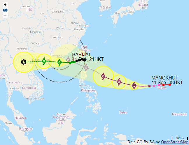 Bão số 5 đổ bộ, siêu bão Mangkhut nối gót gây mưa cực lớn toàn Bắc bộ 2