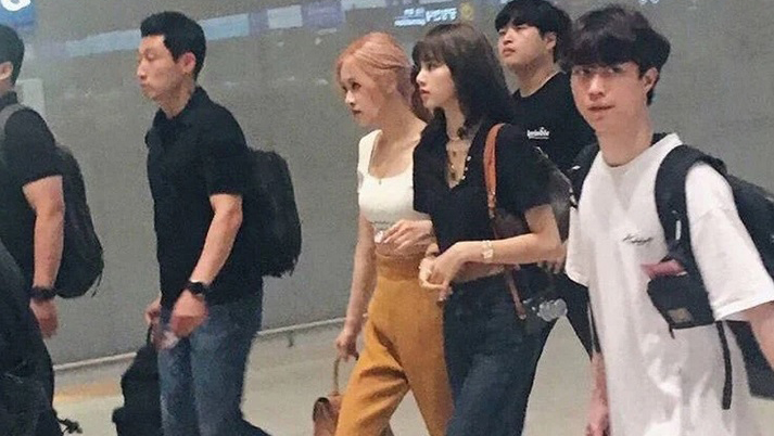 Blackpink, BLINK, Jennie, Lisa. Jisoo, Rose, Blackpink xinh đẹp tại sân bay, Blackpink lẳng lặng ra sân bay
