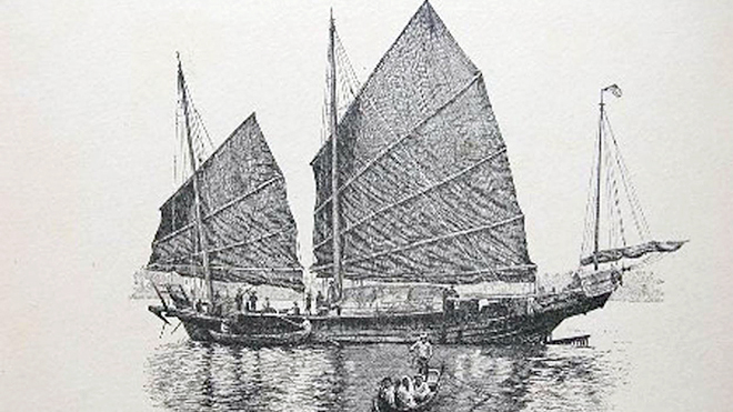 Tàu cổ Bình Châu - một công trình gỗ lớn và quý hiếm