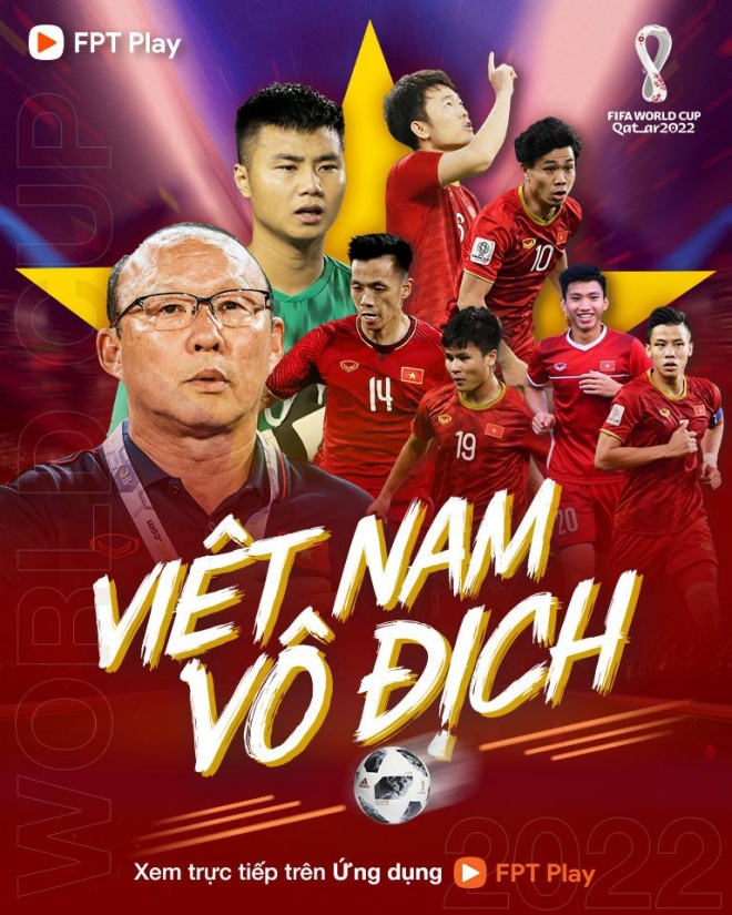 Cổ vũ đội tuyển Việt Nam thi đấu Vòng loại World Cup 2022 trên Ứng dụng