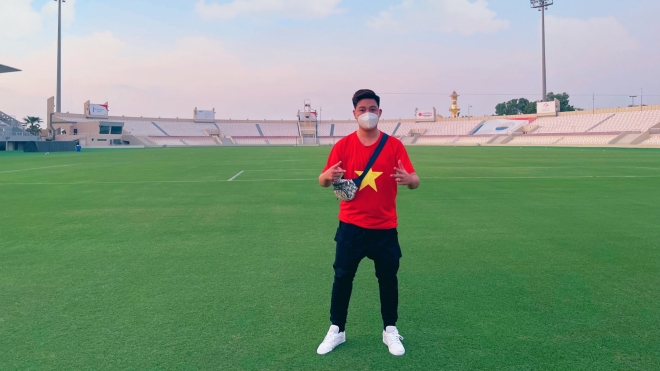 Vlogger triệu view Tuyền Văn Hóa vinh dự đi tác nghiệp tại vòng loại World Cup 2022