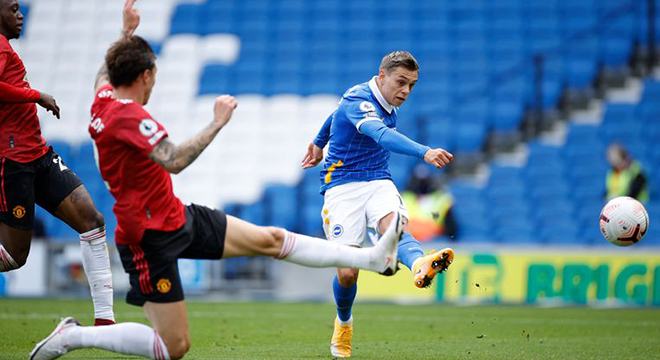 ket qua bong da, kết quả Brighton vs MU, Brighton 2-3 MU, MU, kết quả bóng đá Anh, bảng xếp hạng ngoại hạng Anh, bxh bóng đá Anh, lịch thi đấu bóng đá Anh