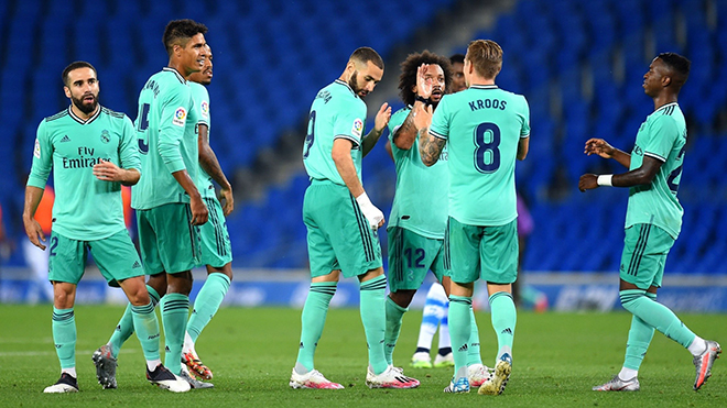 Real Madrid. Real Madrid-Sociedad. Video clip bàn thắng Real Madrid vs Sociedad. Video Real Madrid. Kết quả bóng đá Tây Ban Nha La Liga. BXH bóng đá Tây Ban Nha