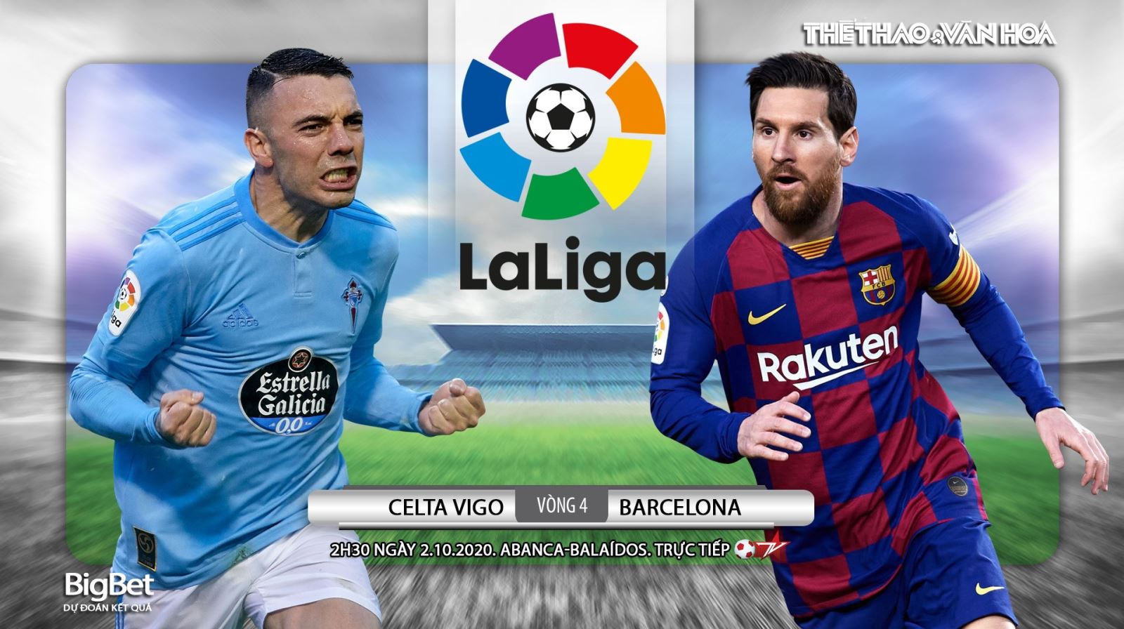 Soi kèo nhà cái Celta Vigo vs Barcelona. Vòng 4 La Liga. Trực tiếp BĐTV