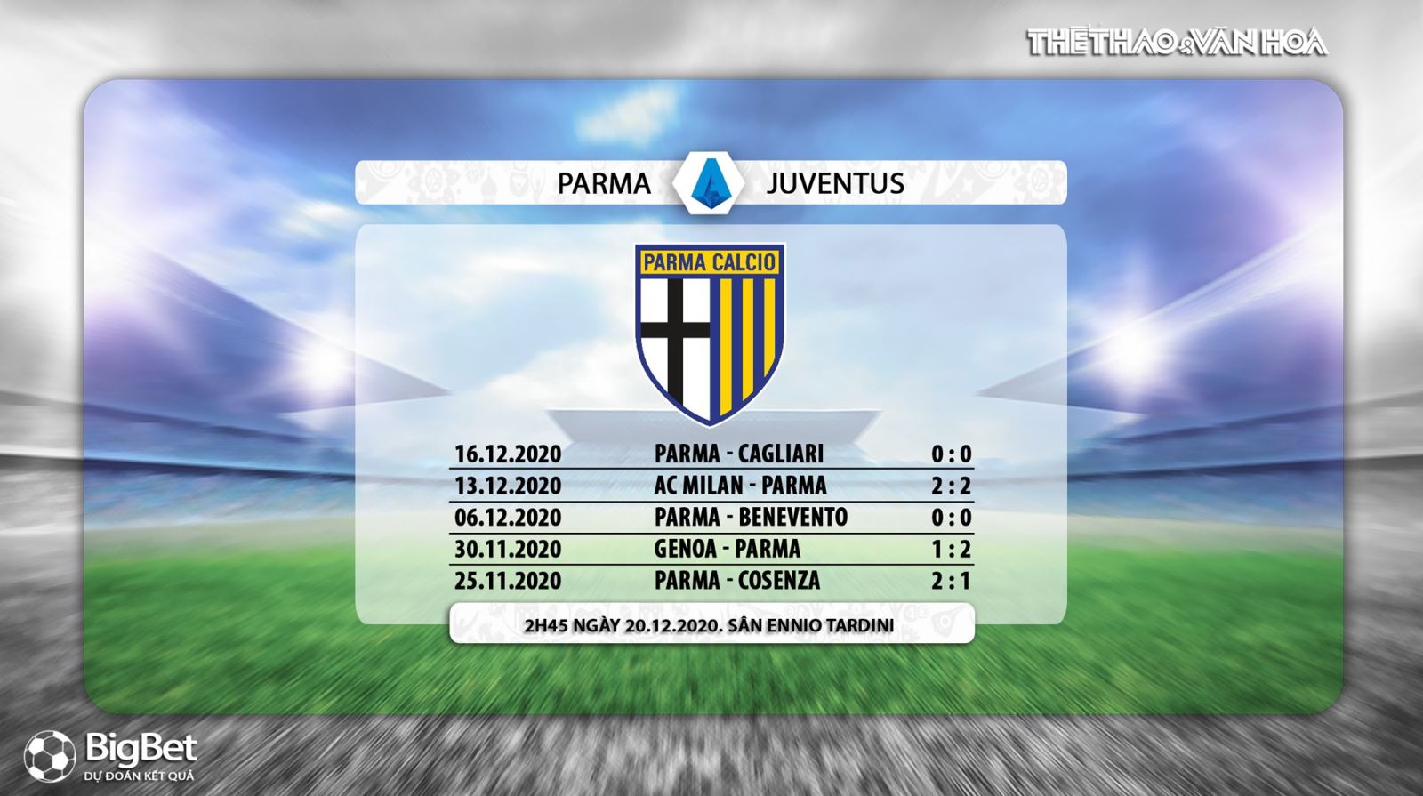 Kèo nhà cái. Parma vs Juventus. Trực tiếp bóng đá. FPT ...