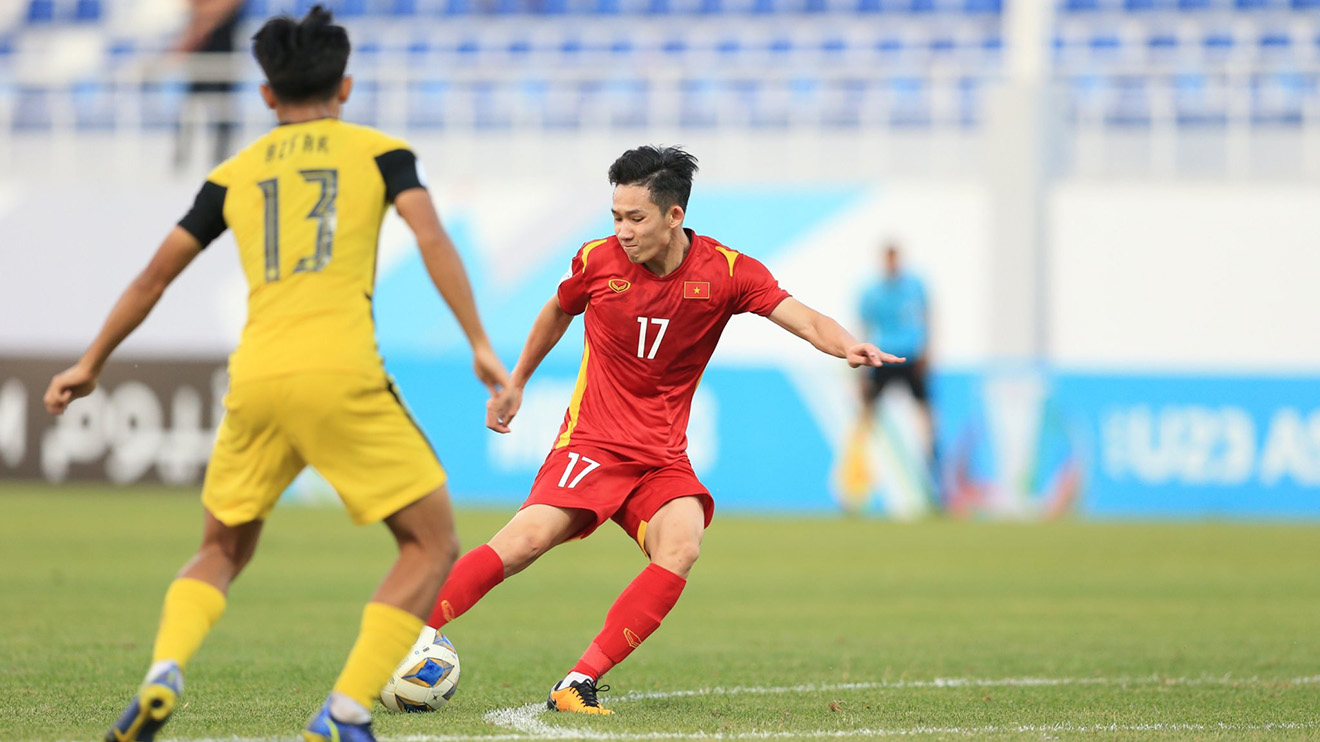 Choáng với thống kê vượt trội của U23 Việt Nam trước Malaysia
